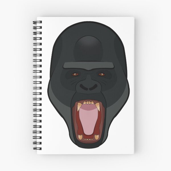 Item preview, Gorilla monkey face designed and sold by MaxFilms.