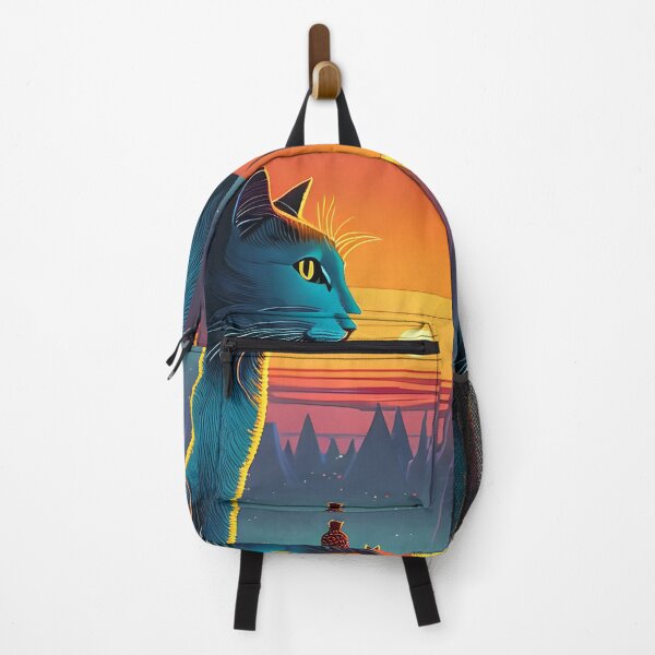 Item preview, Cat Watching Sunset Scene designed and sold by roleshop.