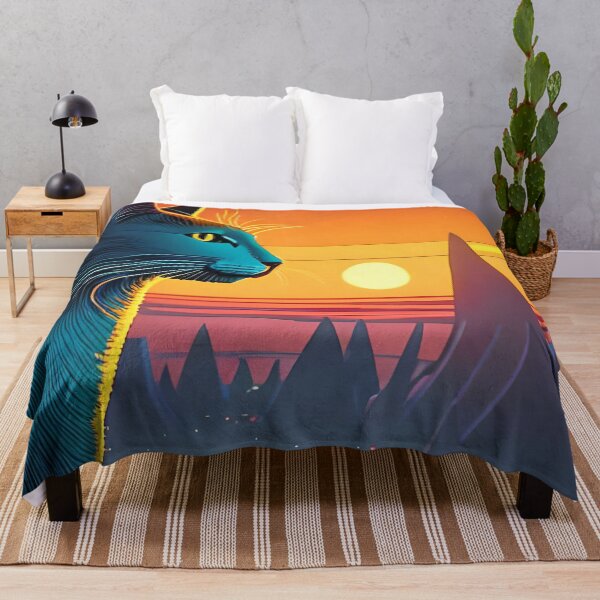 Item preview, Cat Watching Sunset Scene designed and sold by roleshop.