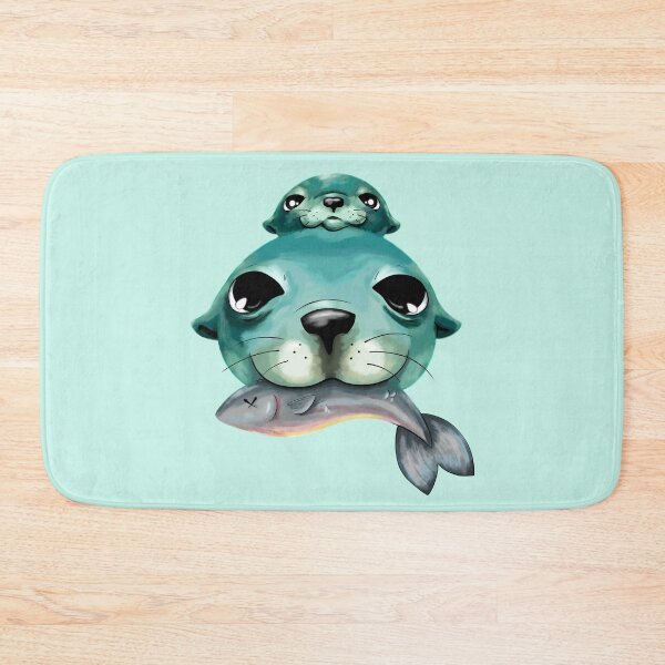 Item preview, Sea Lion Mom and Pup designed and sold by Lady-Lilac.