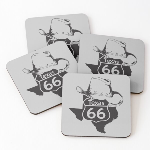 Item preview, For Truck Driver Texas Route 66 Black designed and sold by AndrewStep.
