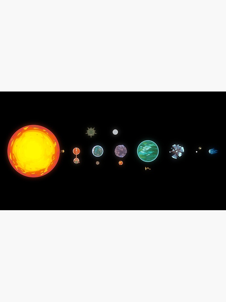 A Map of the Solar System : r/outerwilds