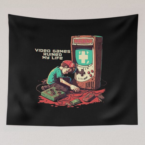 Item preview, Video Games Ruined My Life (bitchy boy) designed and sold by Robo-toons.