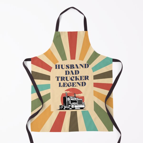 Item preview, Husband Dad Trucker Legend Retro Art designed and sold by Abhitha Mohan.