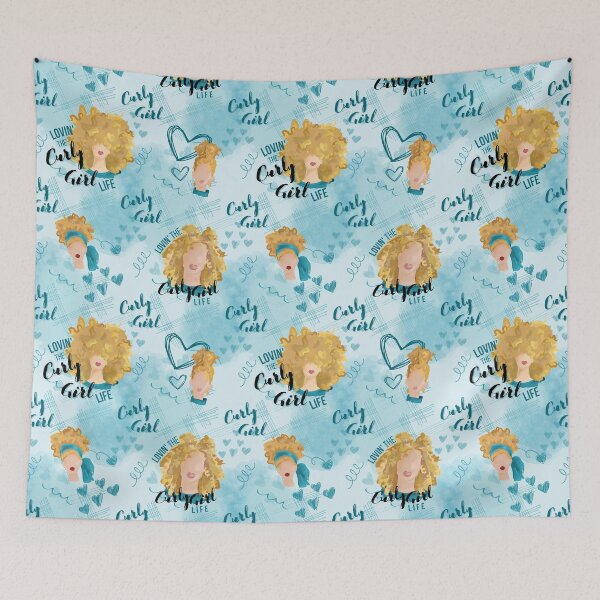 Item preview, Loving the Curly Girl Life (Blonde) designed and sold by Curly-Cuties.