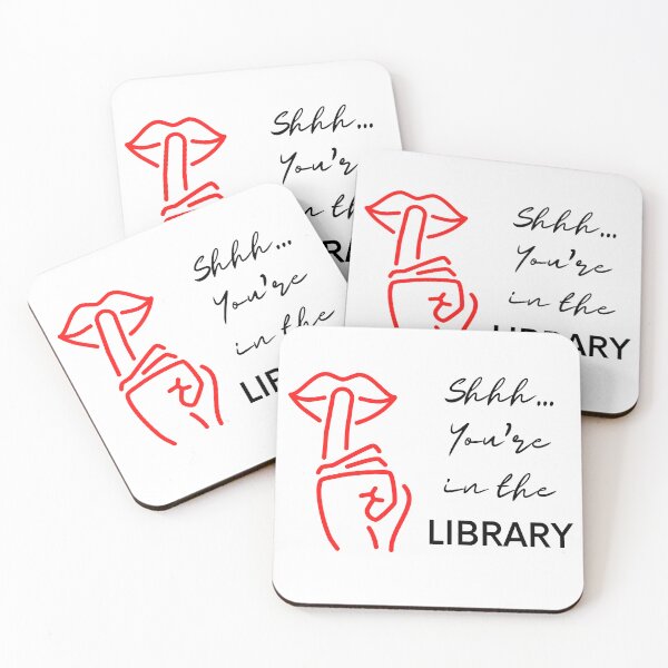 Item preview, Shhh... You're in the LIBRARY designed and sold by Top-Bot.