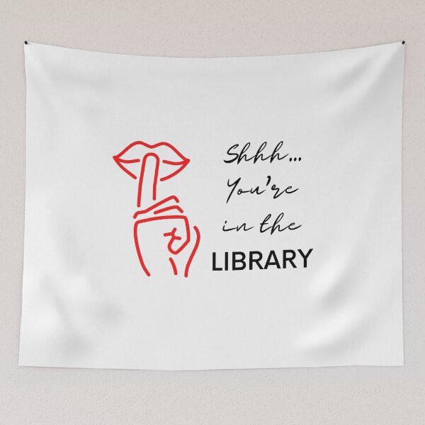 Item preview, Shhh... You're in the LIBRARY designed and sold by Top-Bot.