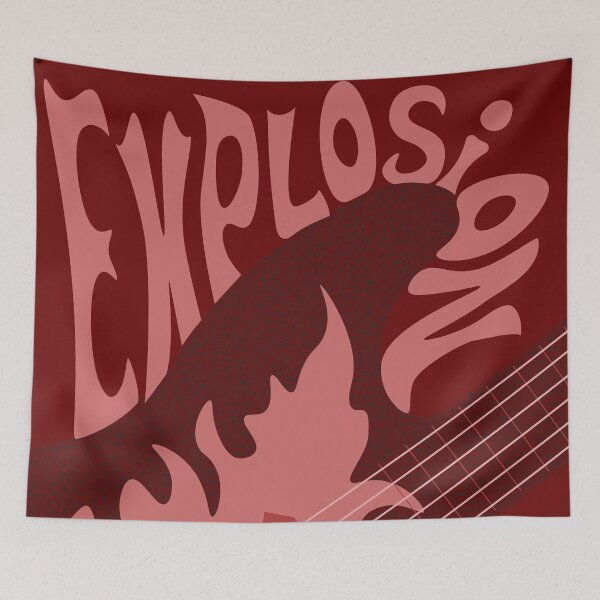 Aperçu de l'œuvre Guitare explosive créée et vendue par PassionAndJoy.