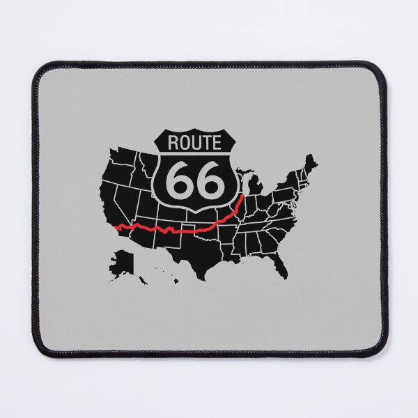 Item preview, For Truck Driver USA Map Route 66 Black designed and sold by AndrewStep.