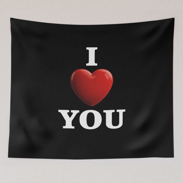 Item preview, I love You White inscription and Heart designed and sold by Schamann.