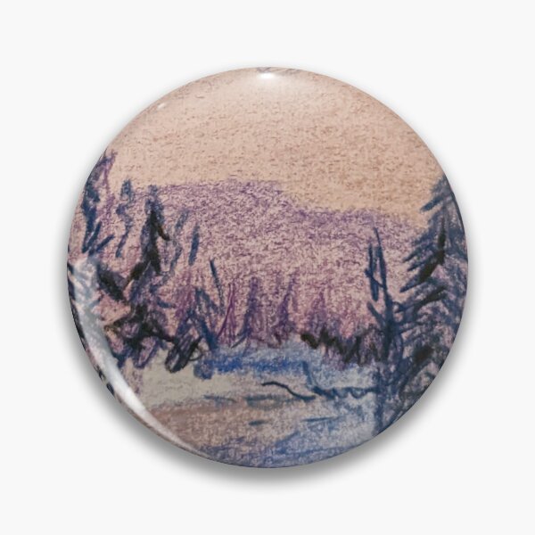 Item preview, Colored Pencil Winter Landscape designed and sold by ptaradactyl.