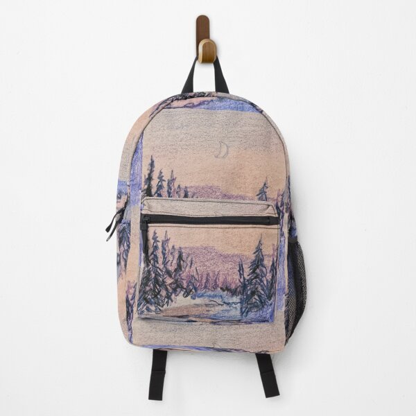 Item preview, Colored Pencil Winter Landscape designed and sold by ptaradactyl.