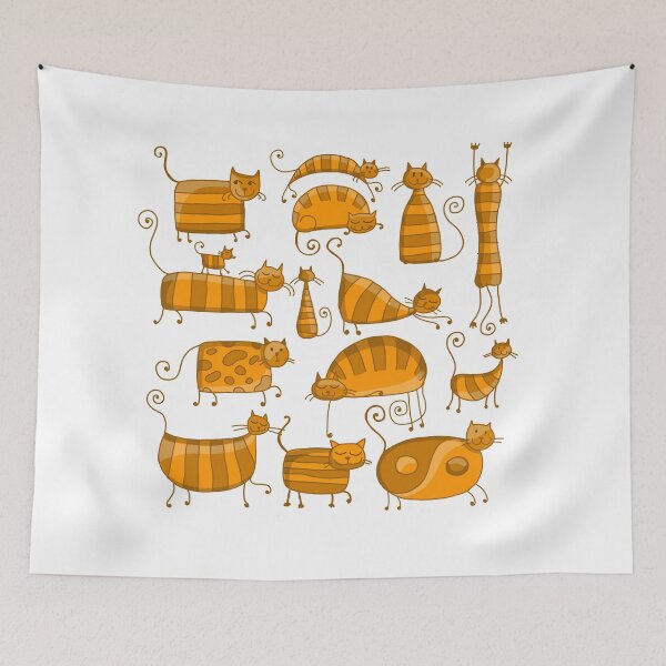 Item preview, Cute orange cats designed and sold by Kudryashka.