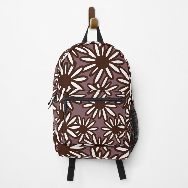 Item preview, Spring And Summer White Daisies Pattern In Muted Colors Mulberry designed and sold by scorpiolane.
