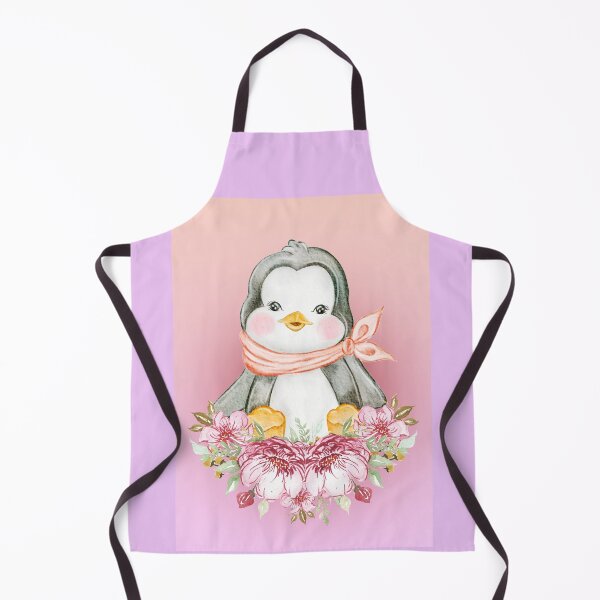Item preview, baby penguin on a pink background designed and sold by trickydee.
