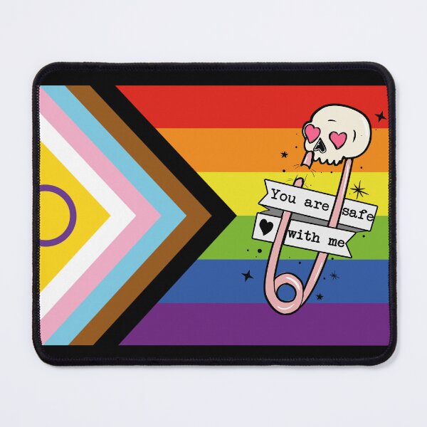 Item preview, You are Safe with Me Progress Pride designed and sold by DrMadness.