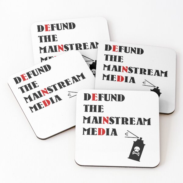 Item preview, Defund the mainstream media designed and sold by Topmel.