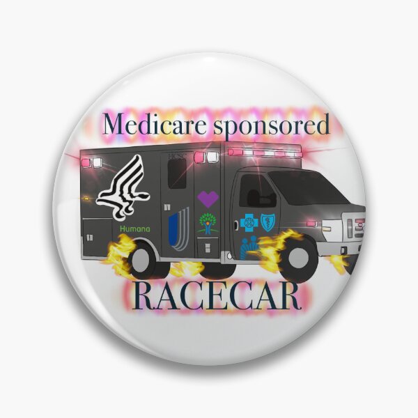 Artikelvorschau, Von Medicare gesponserter Rennwagen entworfen und verkauft von Mel Dulaney.
