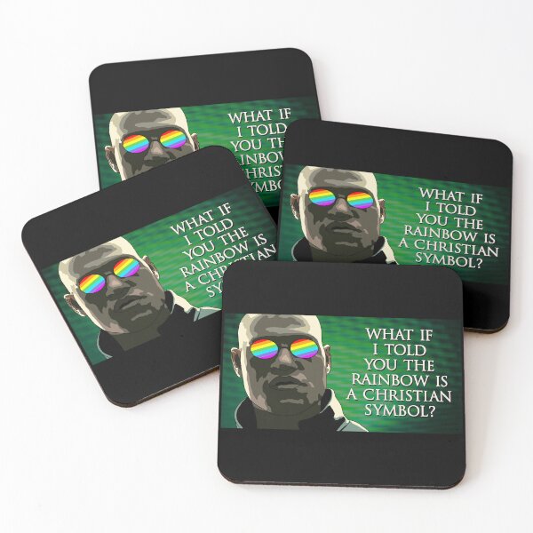 Item preview, Rainbows are a Christian Symbol designed and sold by HeyFritters' Redbubble Shop.
