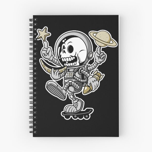 Item preview, Divertido Astronauta Monopatín Gráfico De Dibujos Animados Diseño Genial Ropa De Calle designed and sold by PECCATOR.