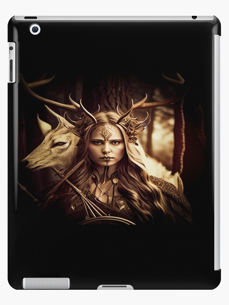 Norse Mythology Viking Shieldmaiden, Shieldmaiden Wall Decor, Vikings,  Viking Wall Art, Viking Wall Decor, Viking Mural, iPad Case & Skin by  Wildchagapicker