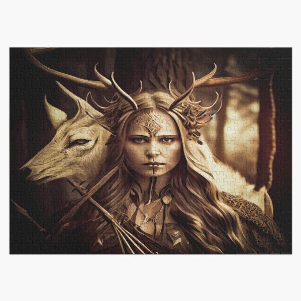 Norse Mythology Viking Shieldmaiden, Shieldmaiden Wall Decor, Vikings,  Viking Wall Art, Viking Wall Decor, Viking Mural, Photographic Print by  Wildchagapicker