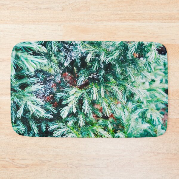 Item preview, Fir tree covered with drops of rain designed and sold by helenkaiy.