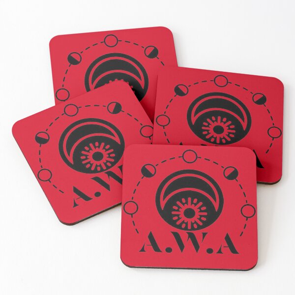 Item preview, Official Logo Black on Red designed and sold by AWAOfficial.