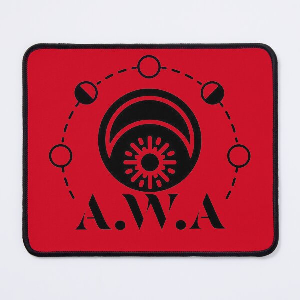 Item preview, Official Logo Black on Red designed and sold by AWAOfficial.
