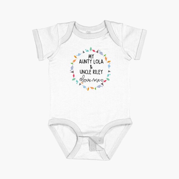 Item preview, Dinosaur Aunty & Uncle Custom Baby Onesie designed and sold by MissE Designs.