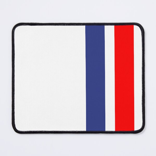 Item preview, Racing Stripes Red Blue White 70s Mod fashion design designed and sold by ModSupporters.