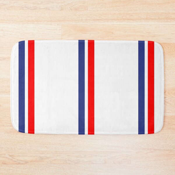 Item preview, Racing Stripes Red Blue White 70s Mod fashion design designed and sold by ModSupporters.