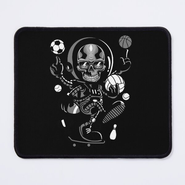 Item preview, Funny Astronaut Skull Skateboard Cartoon Graphic Cool Design Streetwear designed and sold by PECCATOR.