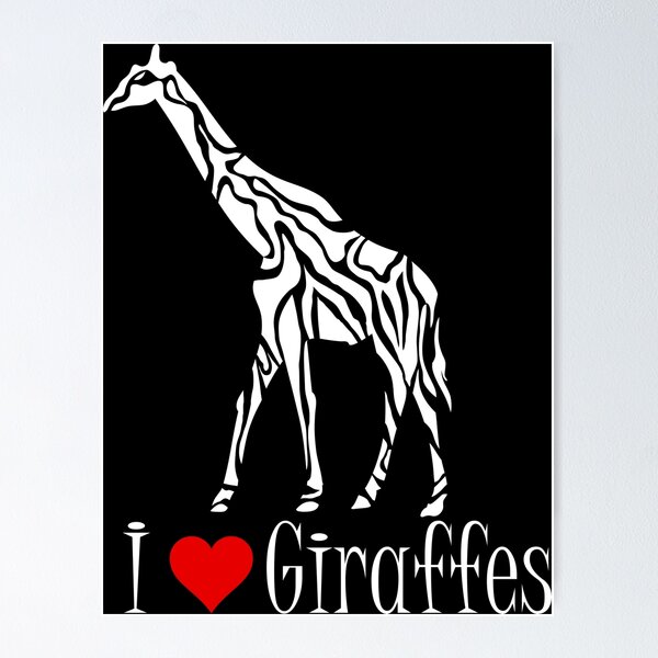 Item preview, I love giraffes designed and sold by theliftedguru.