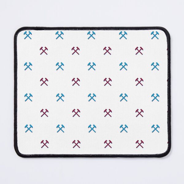Item preview, Hammers repeat pattern Claret and Blue fashion design designed and sold by ModSupporters.