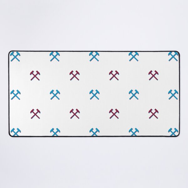 Item preview, Hammers repeat pattern Claret and Blue fashion design designed and sold by ModSupporters.
