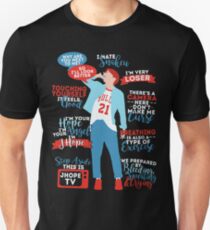 BTS J-Hoffnung Zitate Slim Fit T-Shirt