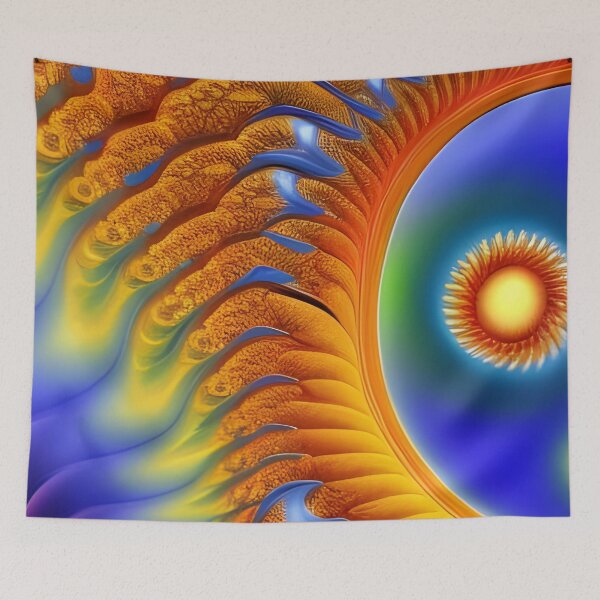 Item preview, Universal Tide - Psychedelic Multi Color Painting designed and sold by theWeppen.