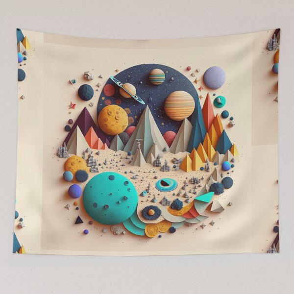 Item preview, Planets in Wonderland designed and sold by artecomia.