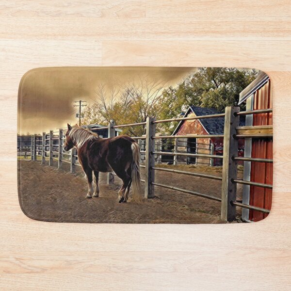 Item preview, Small Horse and Barns 1B designed and sold by MaryLinH.
