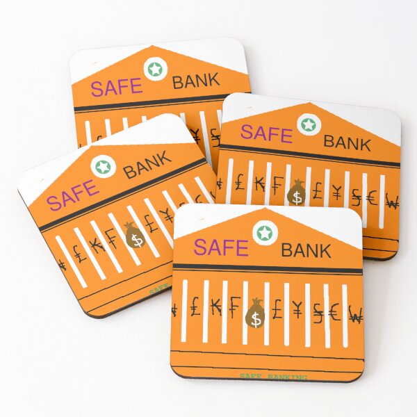 Item preview, Orange Safe Bank Pattern designed and sold by 3triadstore.