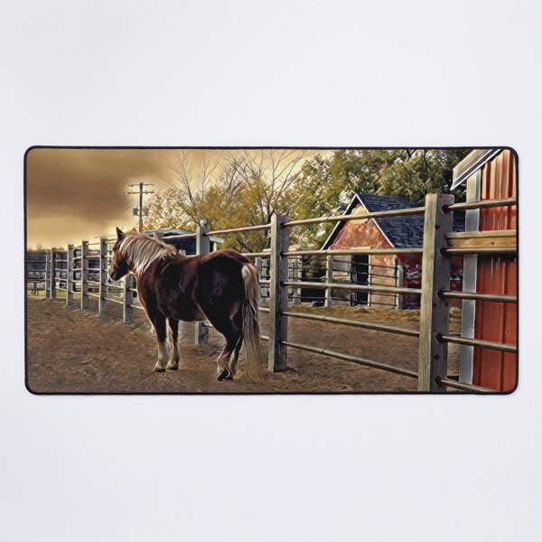 Item preview, Small Horse and Barns 1B designed and sold by MaryLinH.