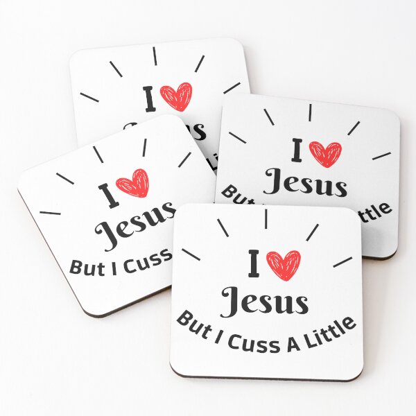 Item preview, I love Jesus but I cuss a little designed and sold by Nemosis.