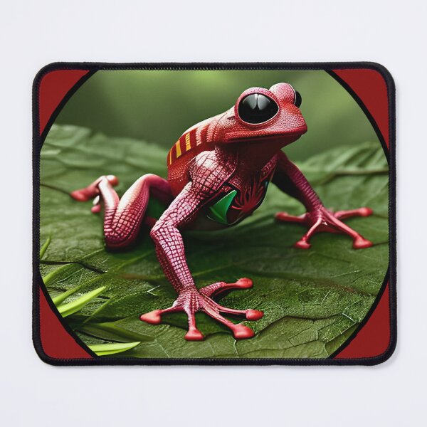 Item preview, Red jungle frog designed and sold by StarDust43.