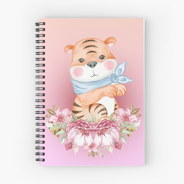 Item preview, baby tiger on a pink background designed and sold by trickydee.