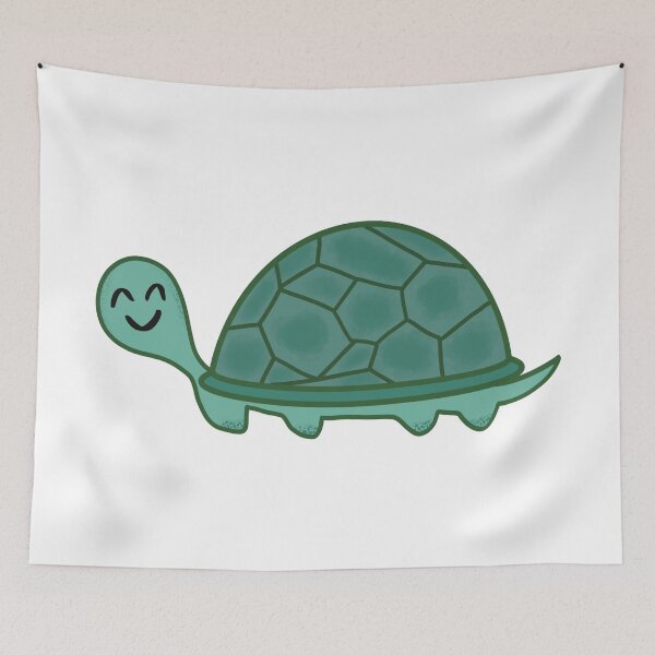 Item preview, Cute Smiling Tortoise Turtle designed and sold by strongpurpose.