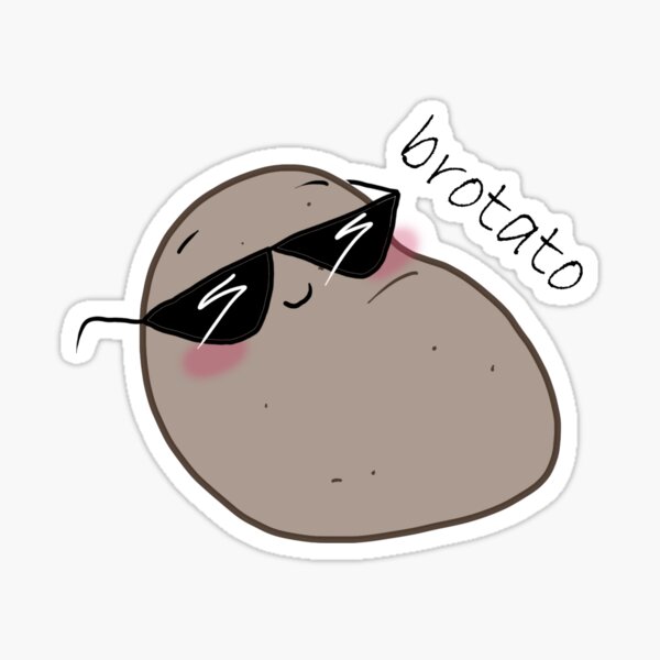 Cool Potato Stickers for Sale