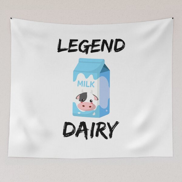 Item preview, Legend Dairy With Cow On Milk Carton designed and sold by TastySpace.