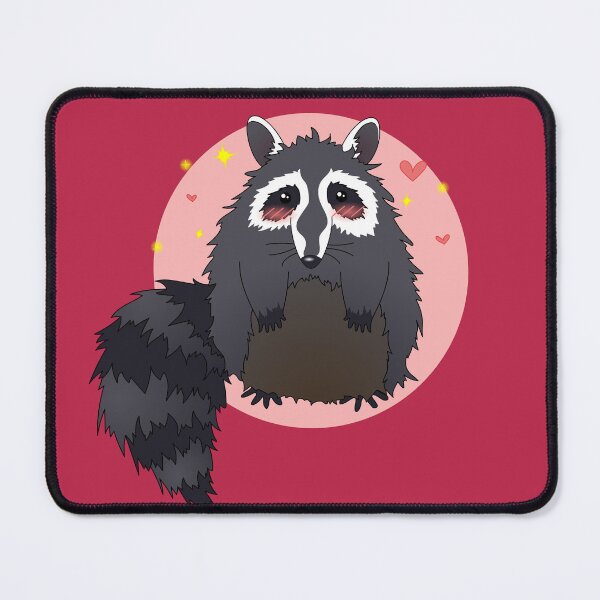 Item preview, Kawaii Silly Sitting Raccoon designed and sold by Zia Frazier.