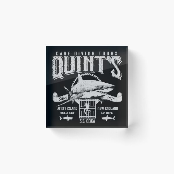Item preview, Quint's Cage Diving Tours (Universal © UCS LLC) designed and sold by Alema Art.